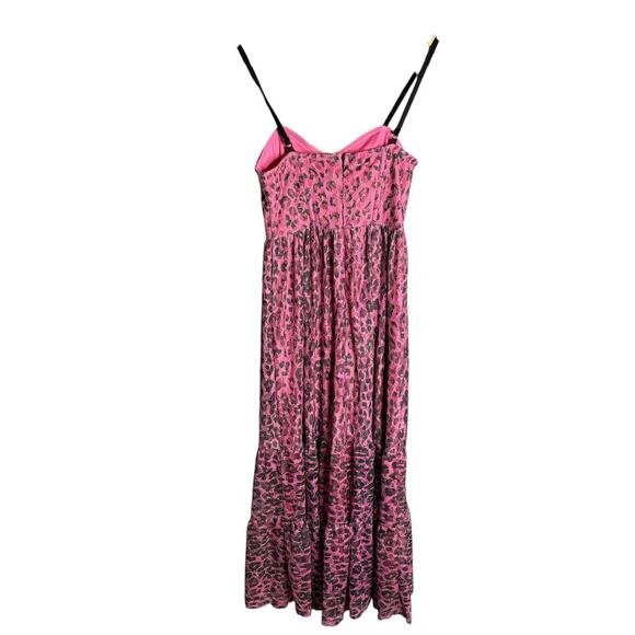 Betsey Johnson Wild N Out Lace Bustier Midi Dress Size 4 - Picture 6 of 7